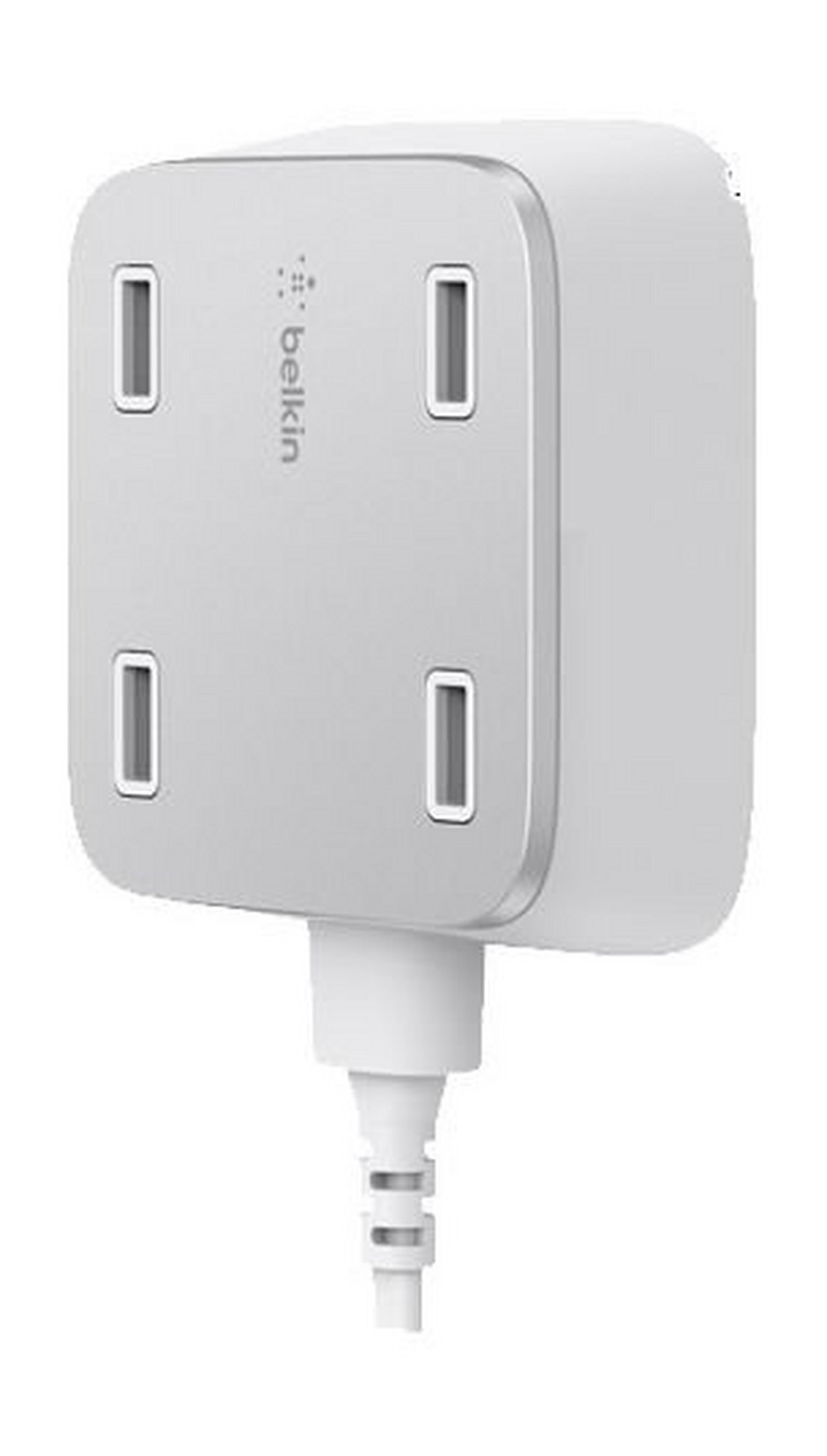 Belkin Family RockStar 4-Port USB Charger (F8M990dr) - White