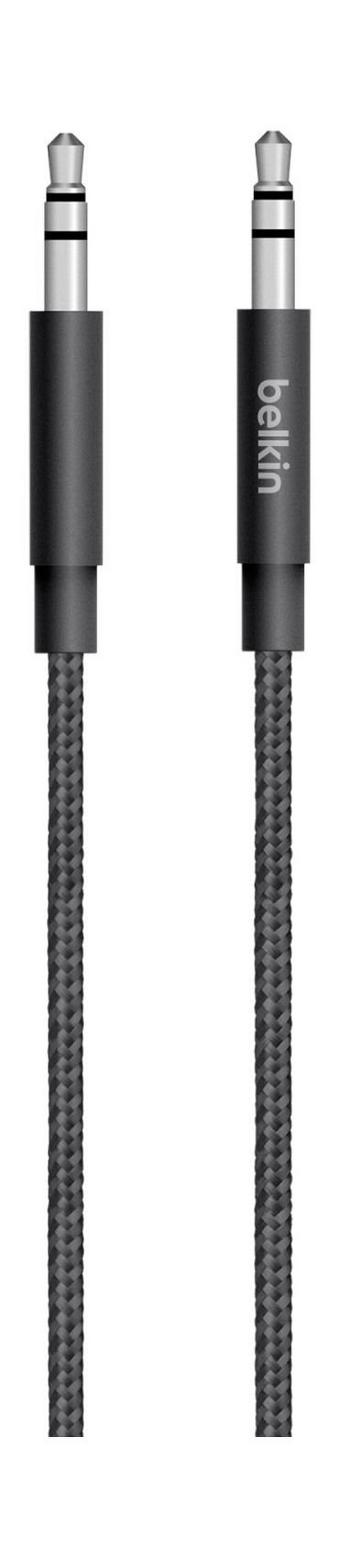 Belkin Mixit Metallic AUX Cable 1.2 Meters (AV10164bt04) - Black