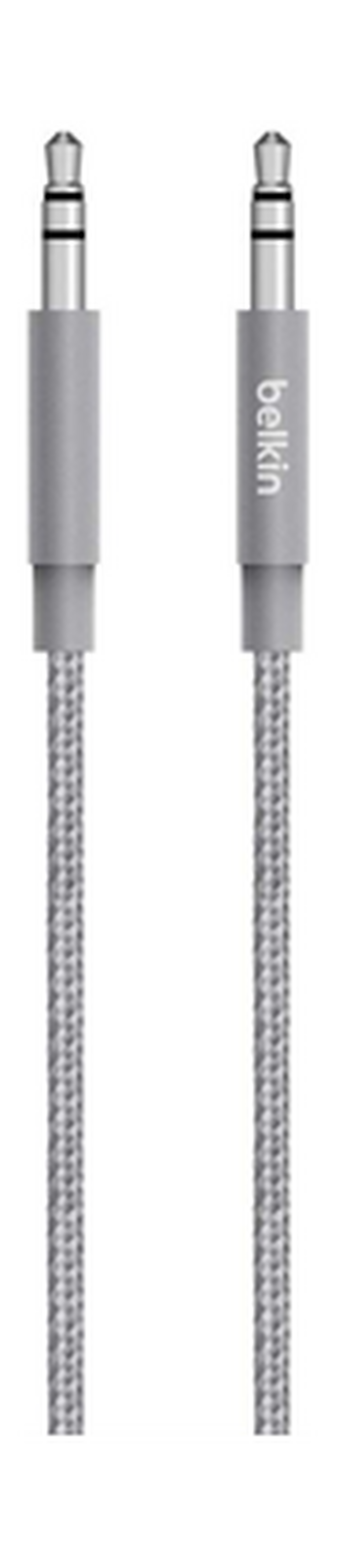 Belkin Mixit Metallic AUX Cable 1.2 Meters (AV10164bt04) - Grey