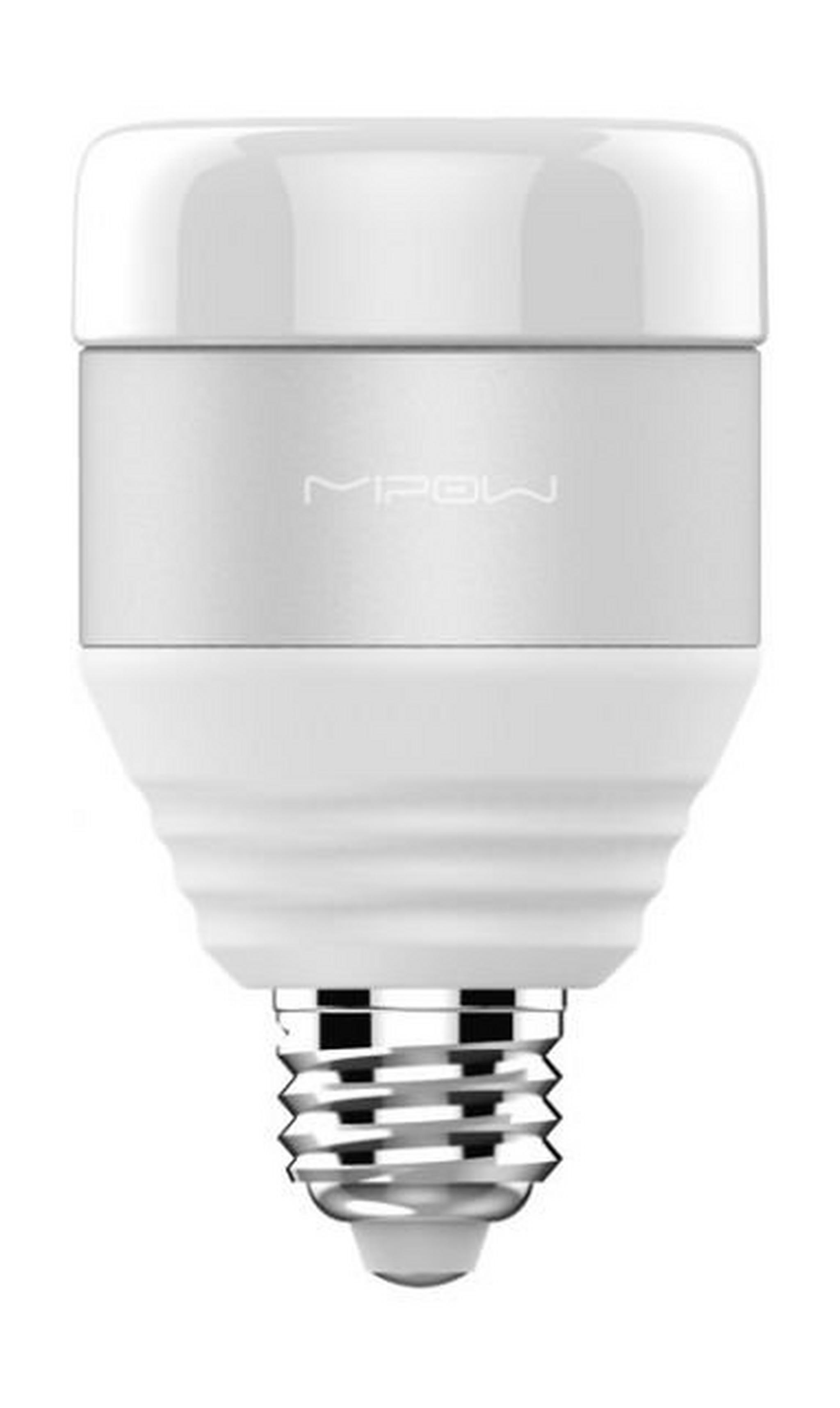Mipow BTL201 Multi-Colored Bluetooth Smart LED Light Bulb - White