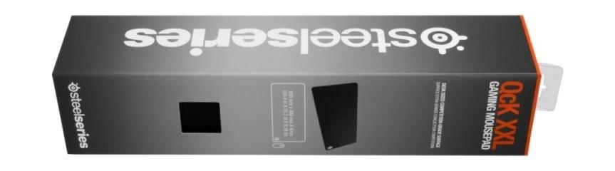 ماوس باد للألعاب كيو سي كي من ستيل سيريس - حجم كبير -  أسود (67500)