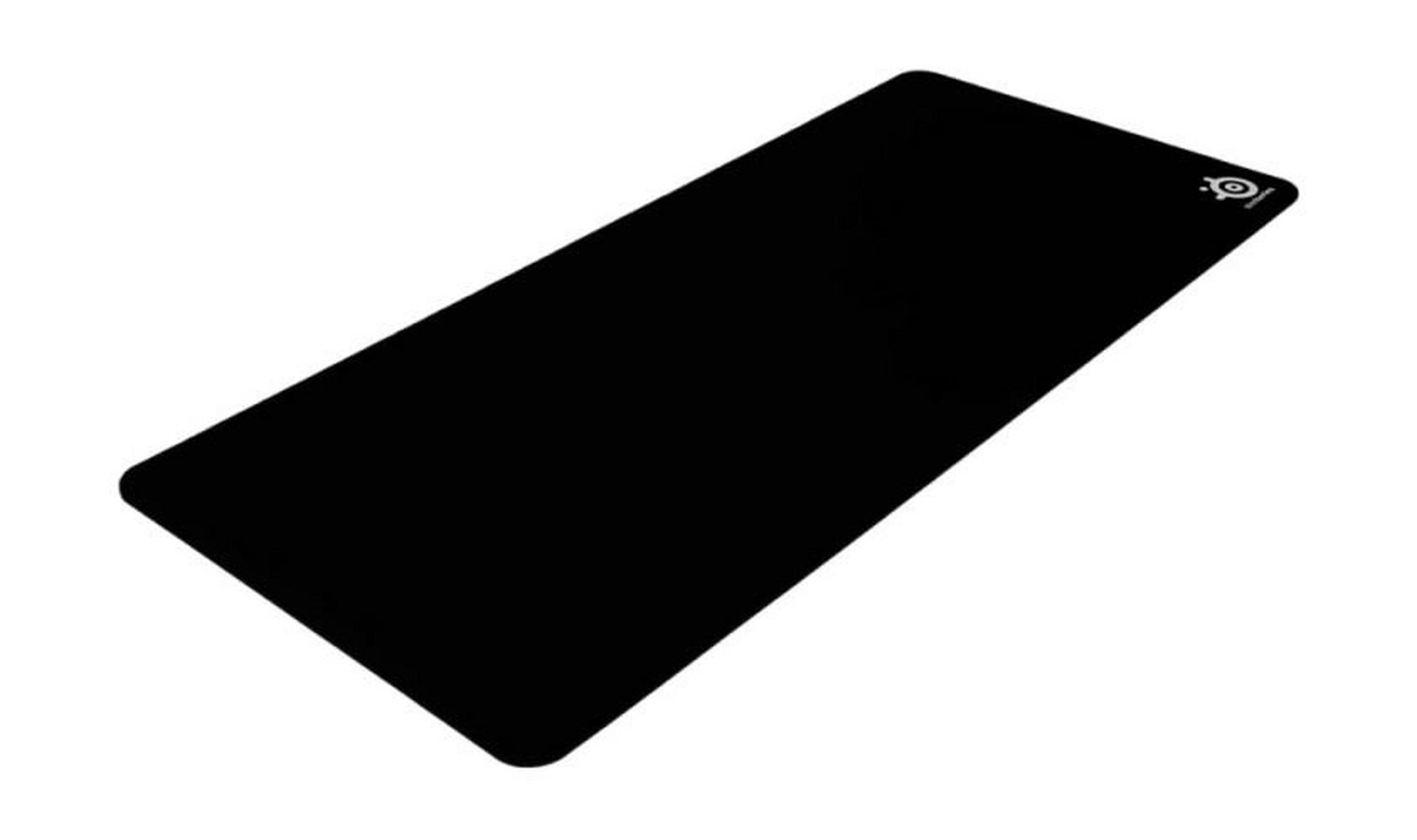 ماوس باد للألعاب كيو سي كي من ستيل سيريس - حجم كبير -  أسود (67500)