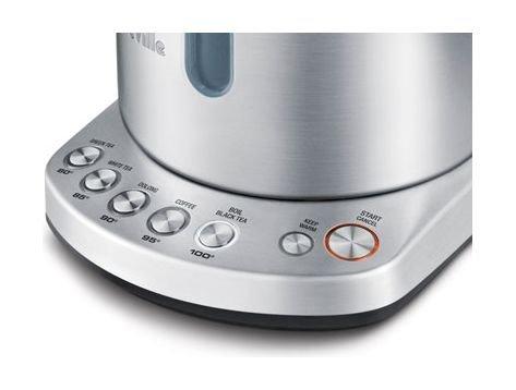 Breville 2400W 1.7L Smart Kettle (BKE720BSS) – Black / Silver