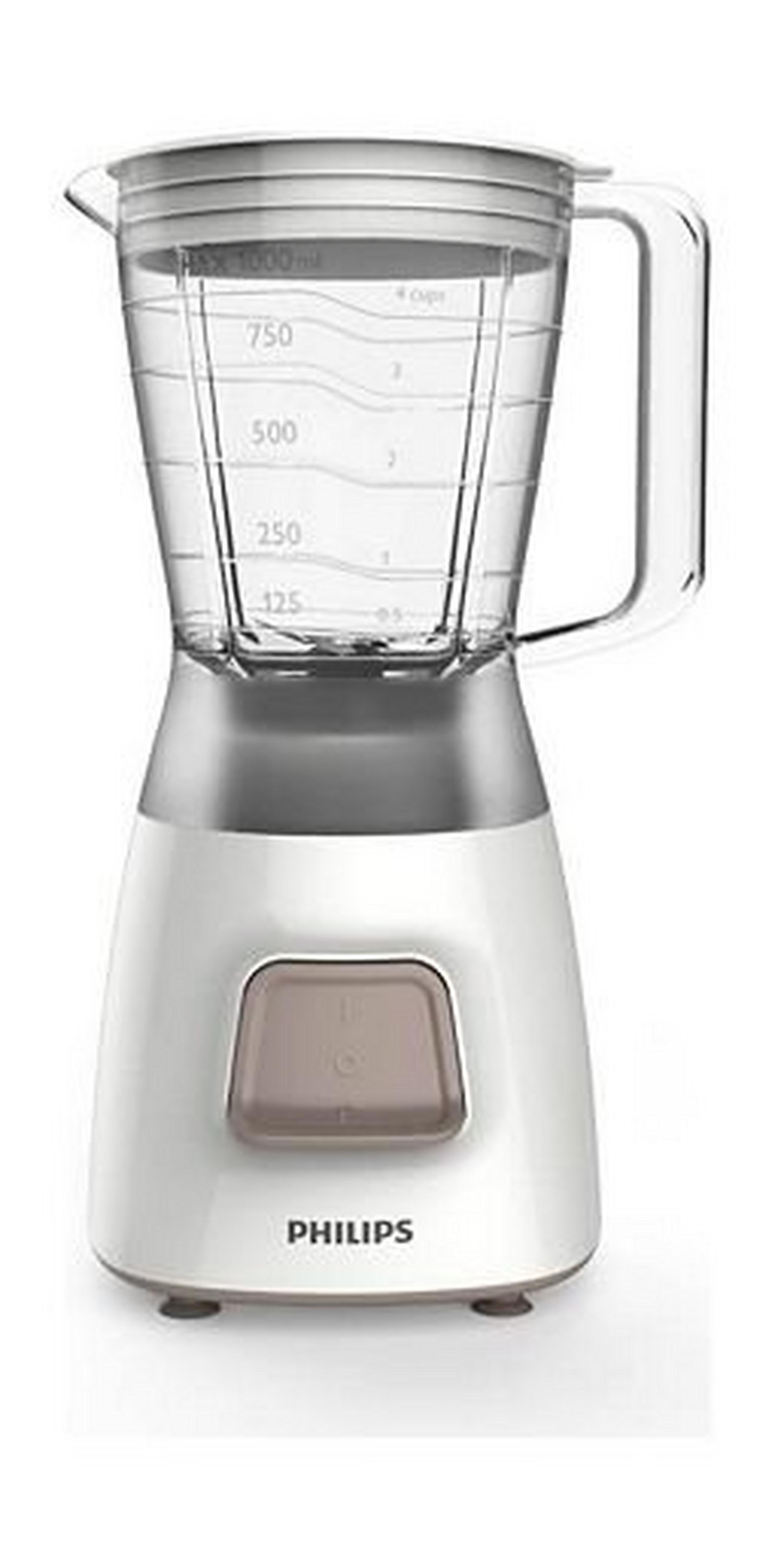 Philips 450W 1.25 L Daily Collection Blender (HR2056/01) - White