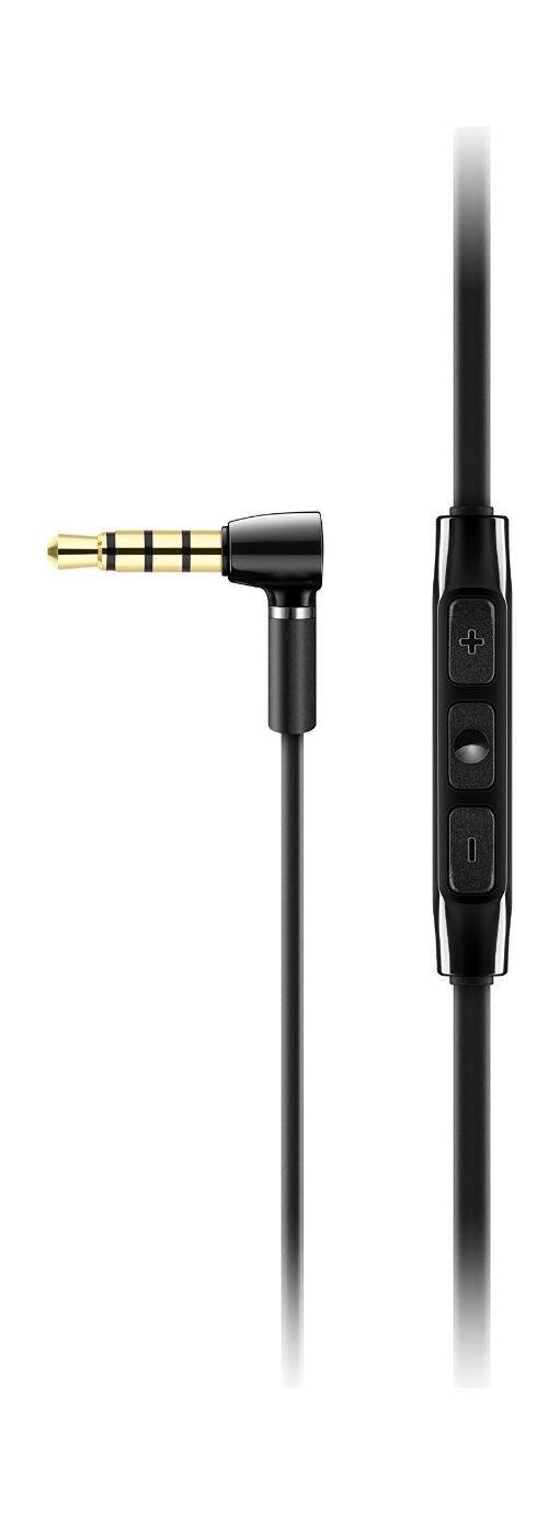 Sennheiser M2 IEI Momentum In-Ear Earphones For iOS- Black Chrome