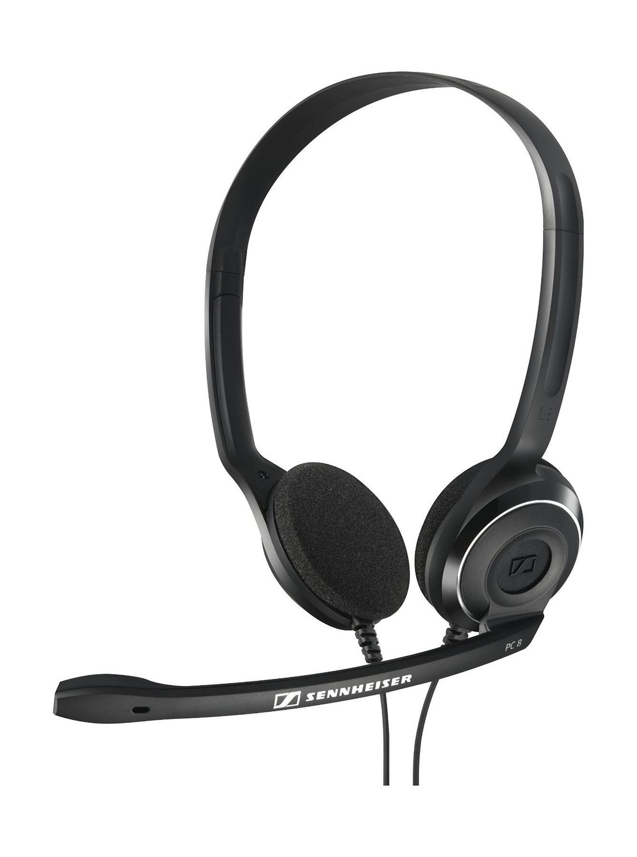 Sennheiser PC 8 USB Over-Head Wired Headset with Mic - Black