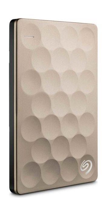Seagate Backup Plus Ultra Slim 2TB External Hard Drive (STEH2000201) – Gold