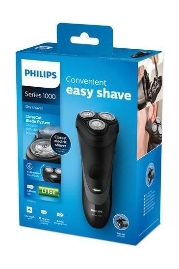 Philips Series 1000 Dry Electric Shaver (S1520/21) – Black 