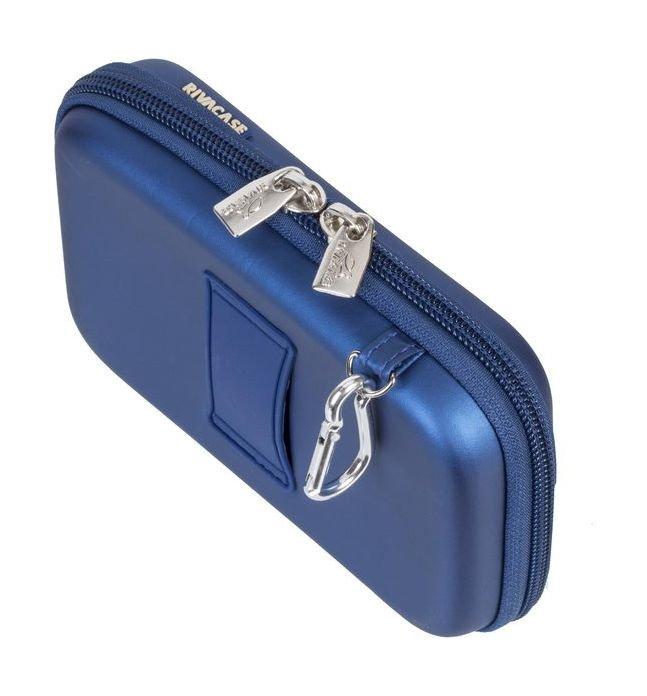 حقيبة حماية صلبة لأقراص التخزين المحمولة من ريفا – ٢.٥ بوصة – أزرق فاتح (9101)