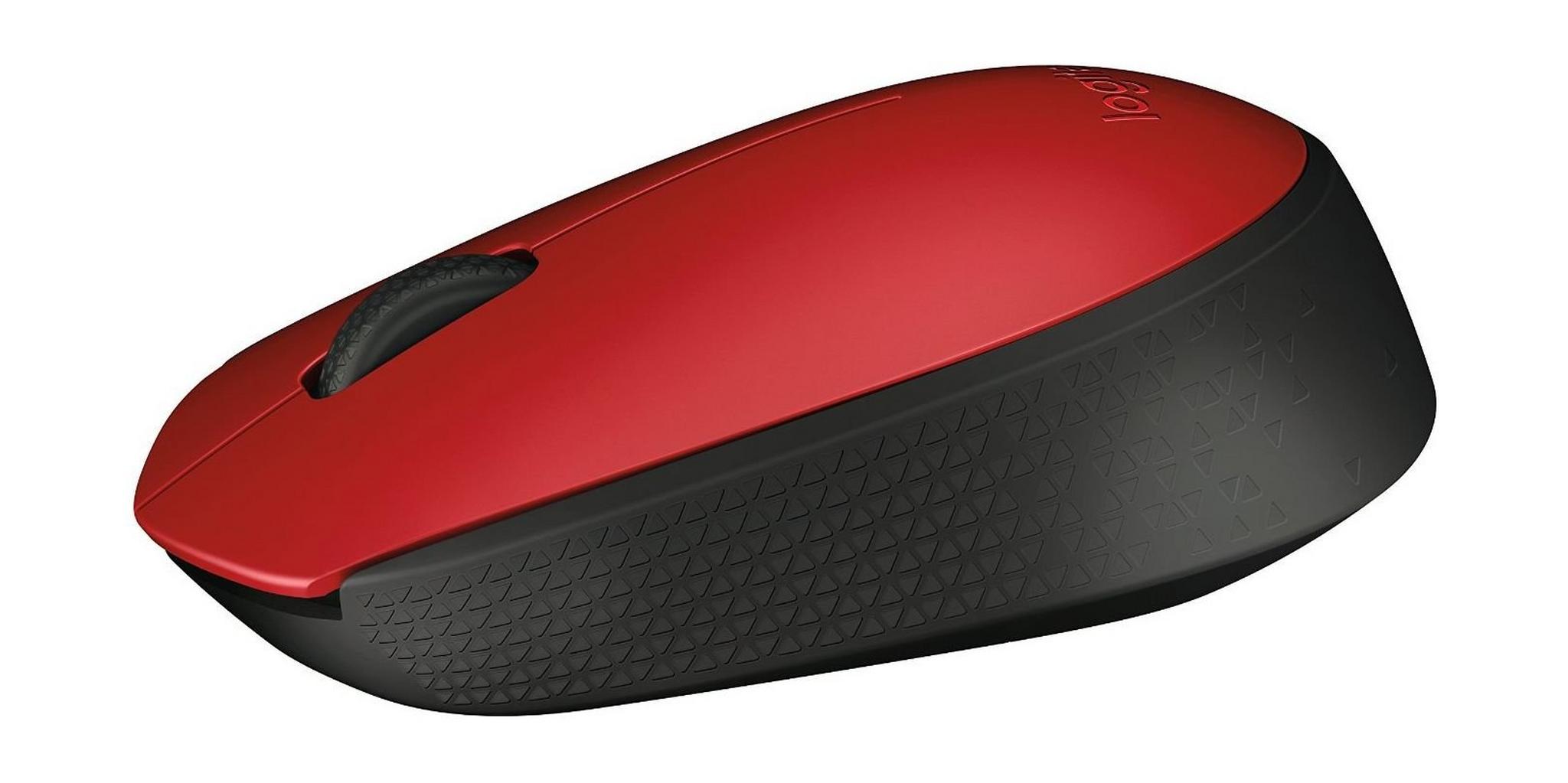 Logitech M171 2.4GHz Wireless Optical Mouse – Red