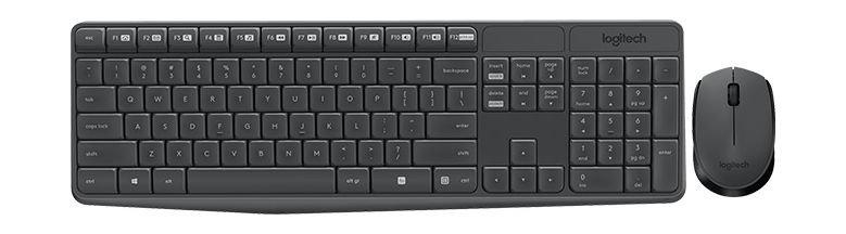 Buy Logitech wireless keyboard, 920-007927 - black in Saudi Arabia