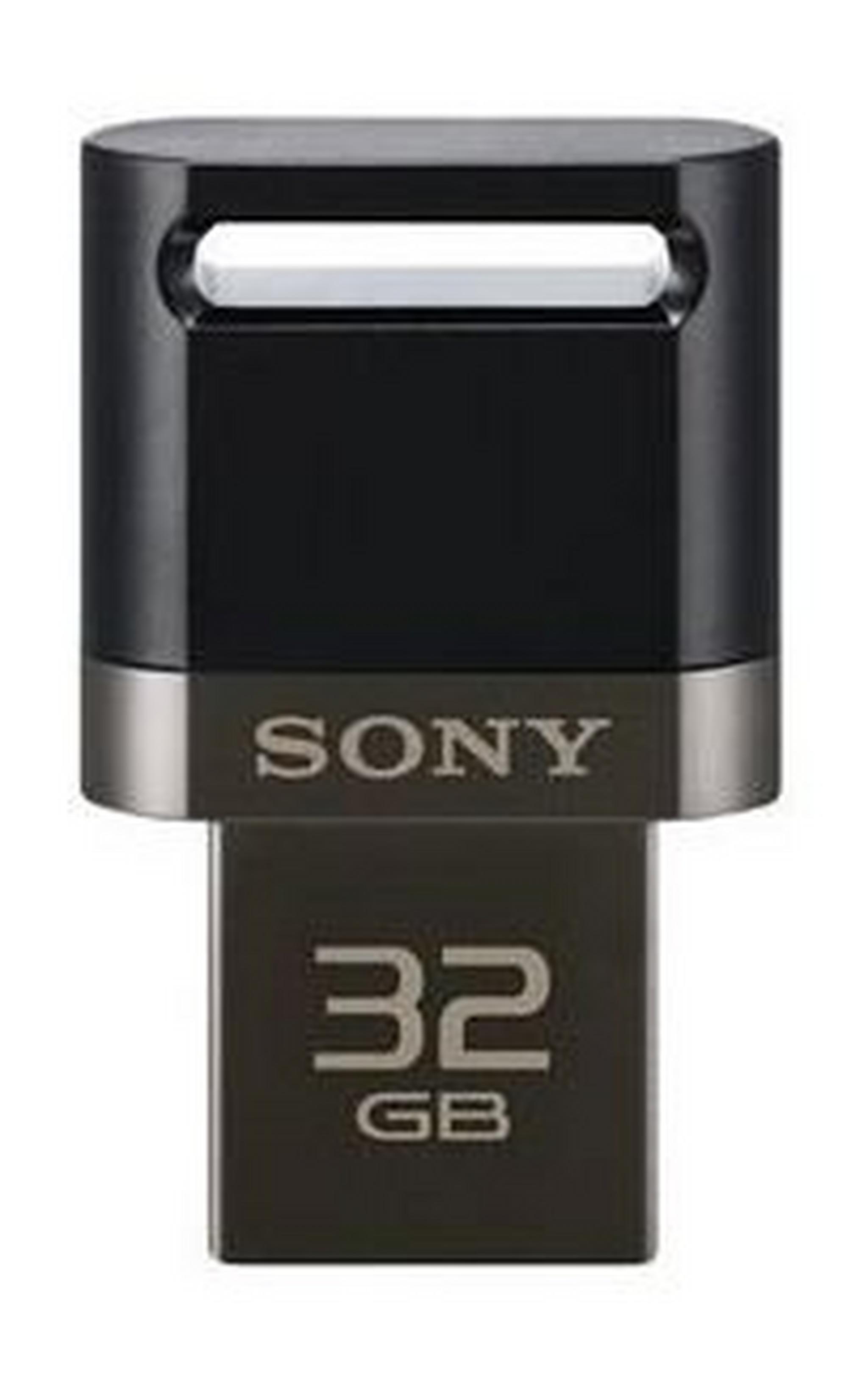 Sony 32GB USB On-the-Go 130 Mbps Flash Drive (USM32SA3) - Black
