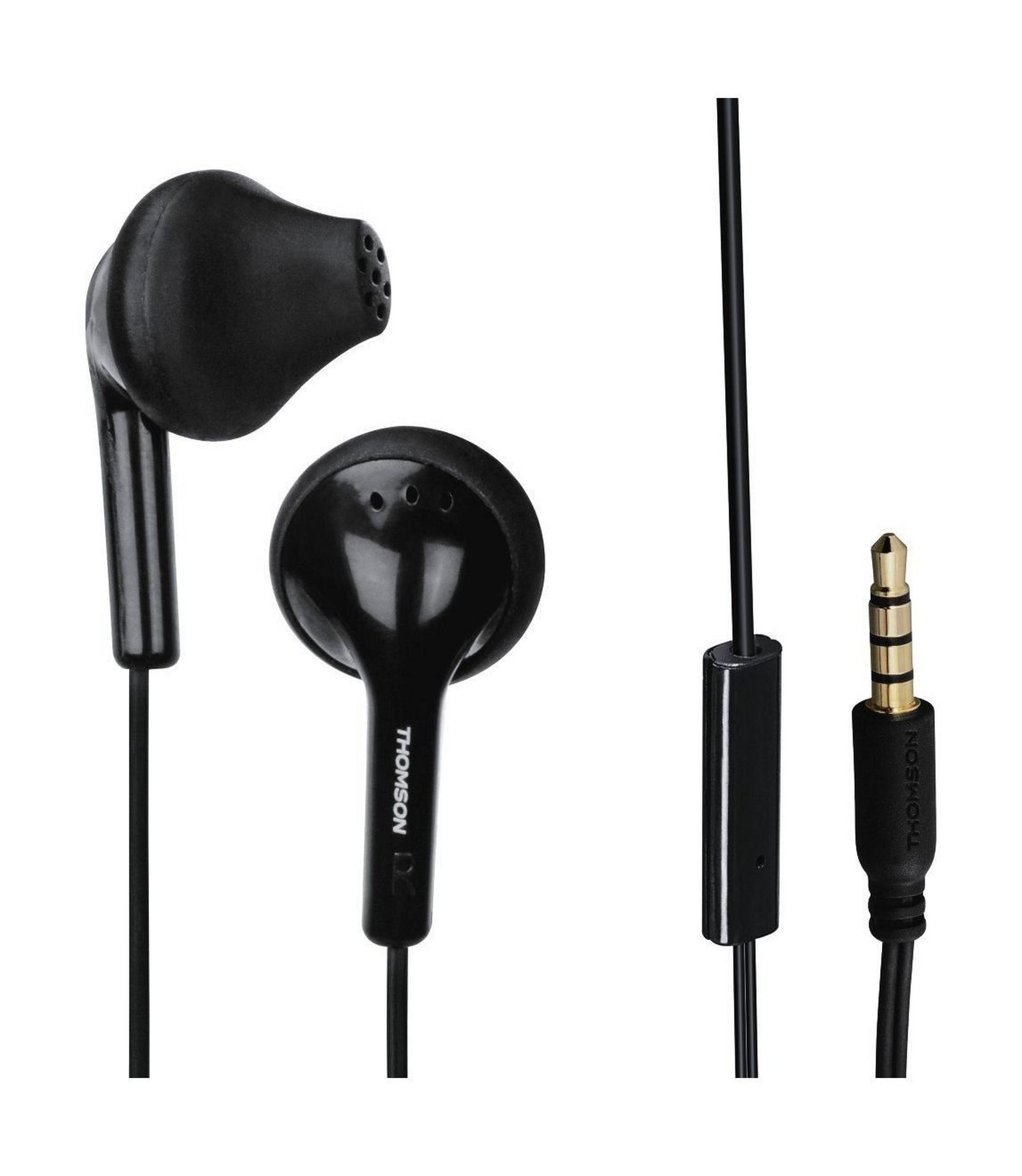 Thomson In-ear Wired Earphone with Microphone (132474) - Black
