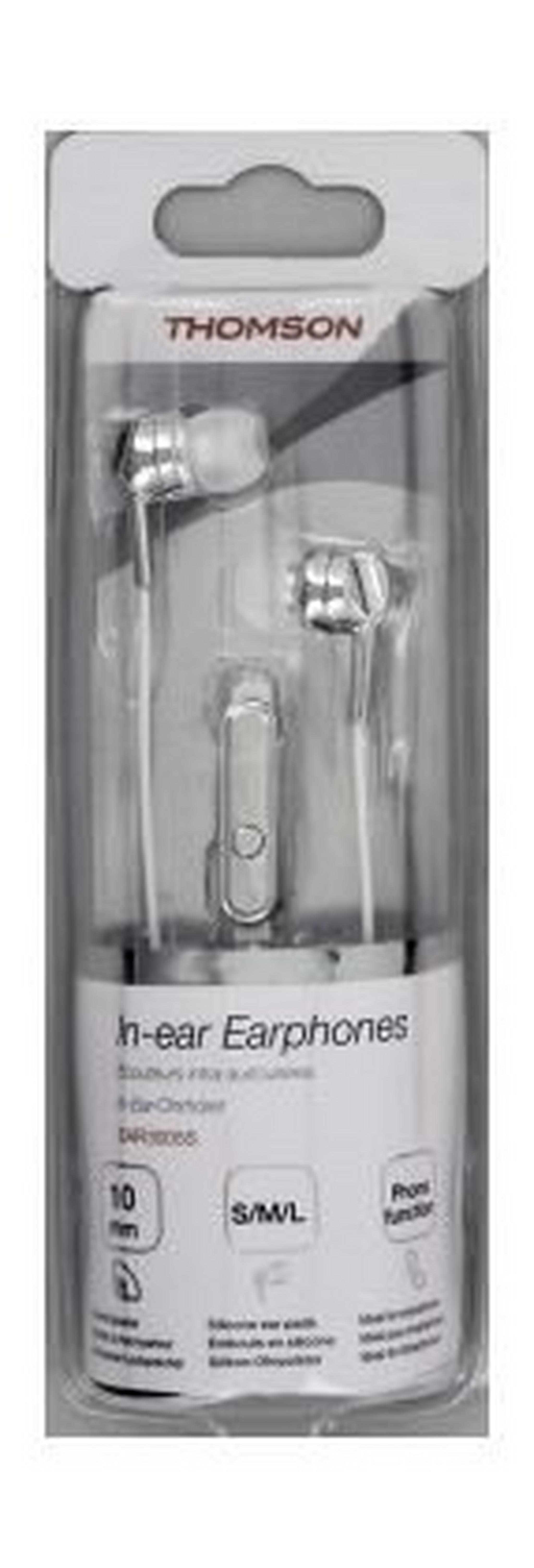 Thomson In-ear Wired Earphone with Microphone (132496) - SIlver