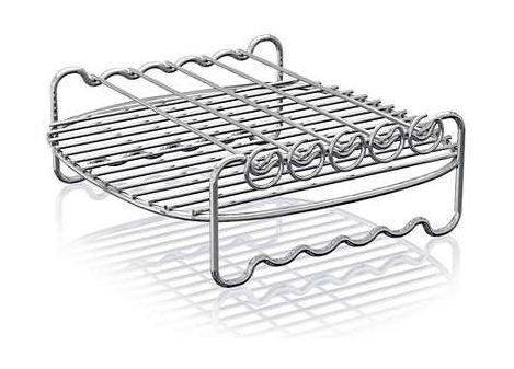 مجموعة أسياخ وشبكة مزدوجة للشواء لقلاية إيرفراير الرقمية إكس إل من فيلبس (HD9905/00)