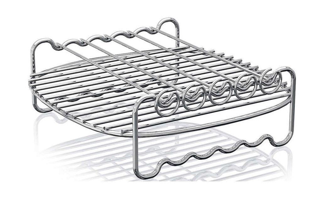 مجموعة أسياخ وشبكة مزدوجة للشواء لقلاية إيرفراير الرقمية إكس إل من فيلبس (HD9905/00)