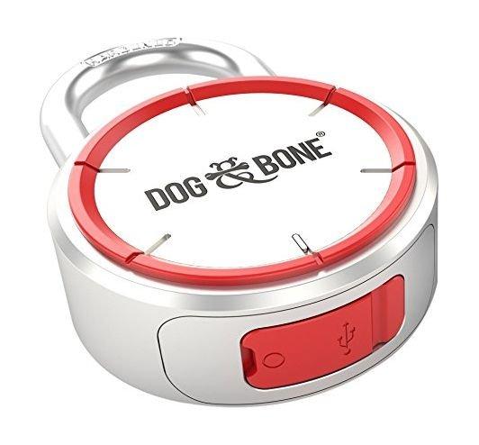 Dog & Bone LockSmart Keyless Lock Bluetooth Padlock - Silver