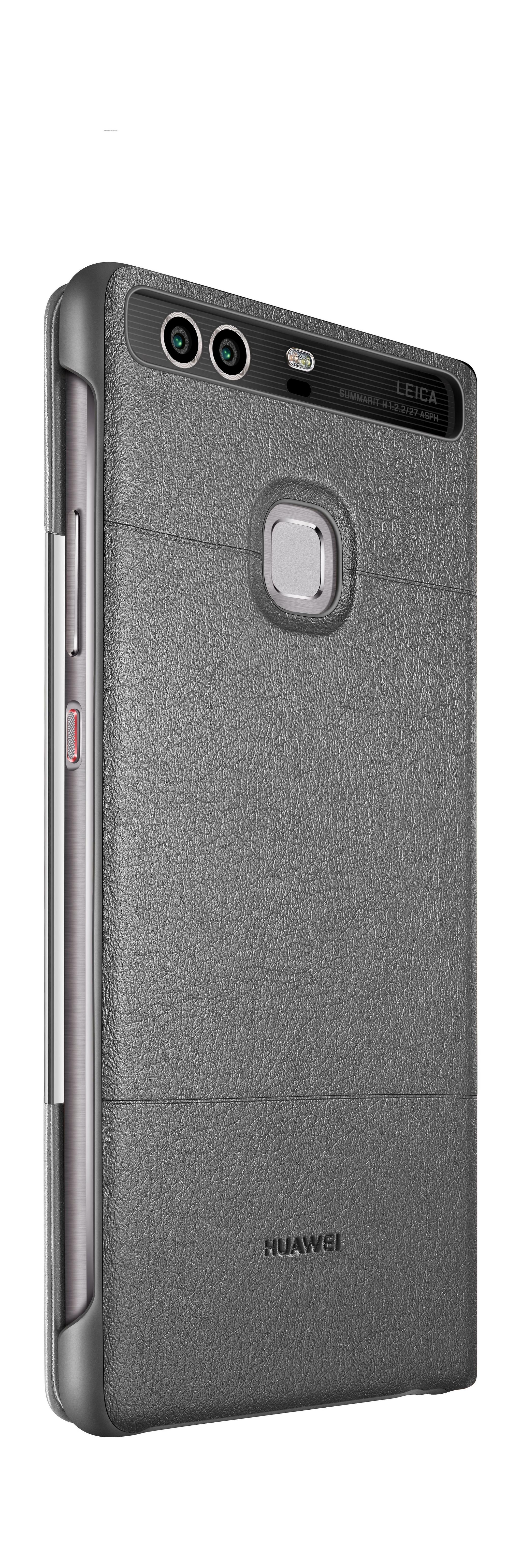 Huawei P9 Plus Book Case – Grey