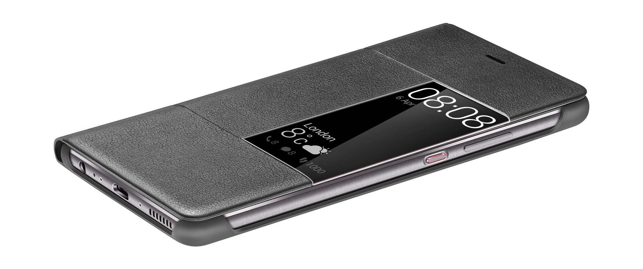Huawei P9 Plus Book Case – Grey