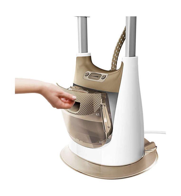 كواية البخار العمودية برو تاتش ٢ في ١ مع طاولة الكي إرجوفيت من فيليبس – أبيض/ذهبي (GC618/66)