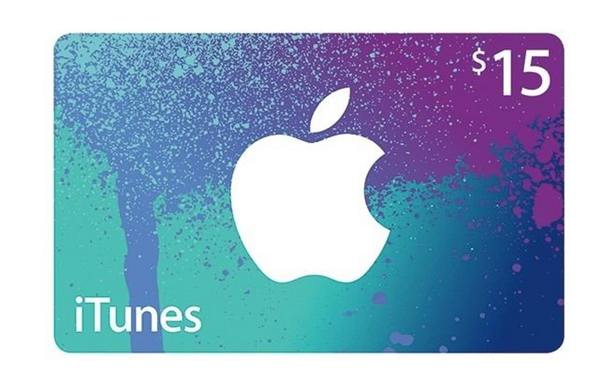 Apple iTunes Gift Card $15 (U.S. Account) - Instant Email Delivery