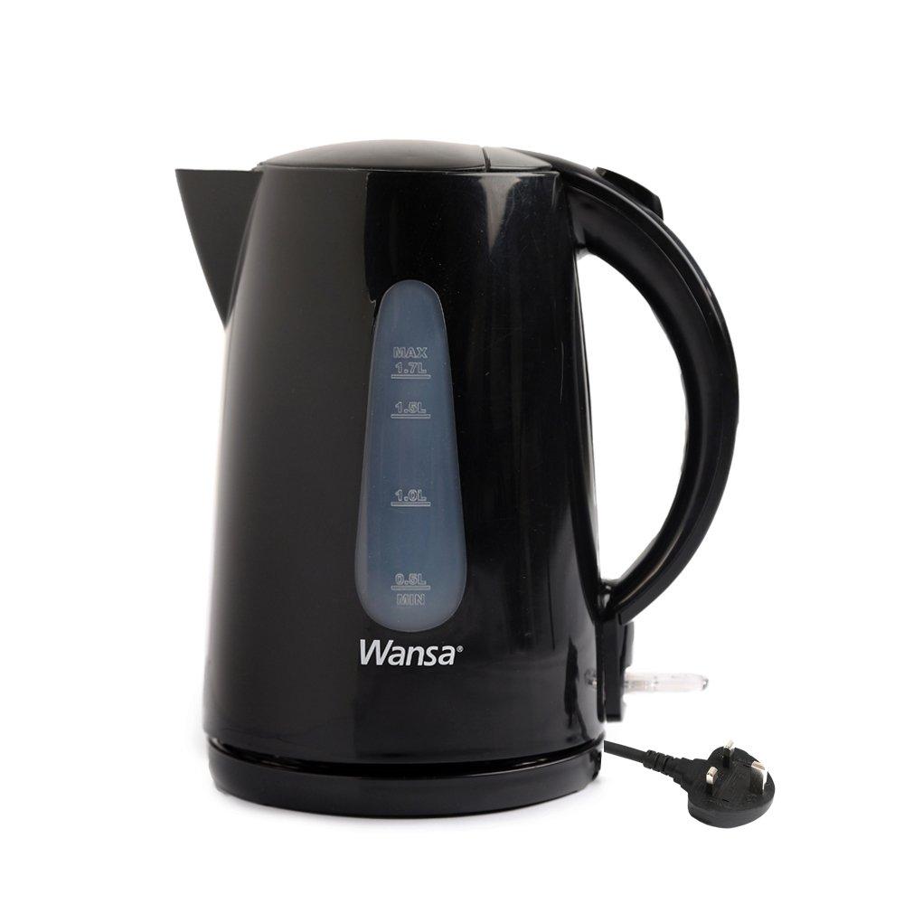 Wansa 2200W 1.7L Electric Kettle (KE01301A-GS) – Black