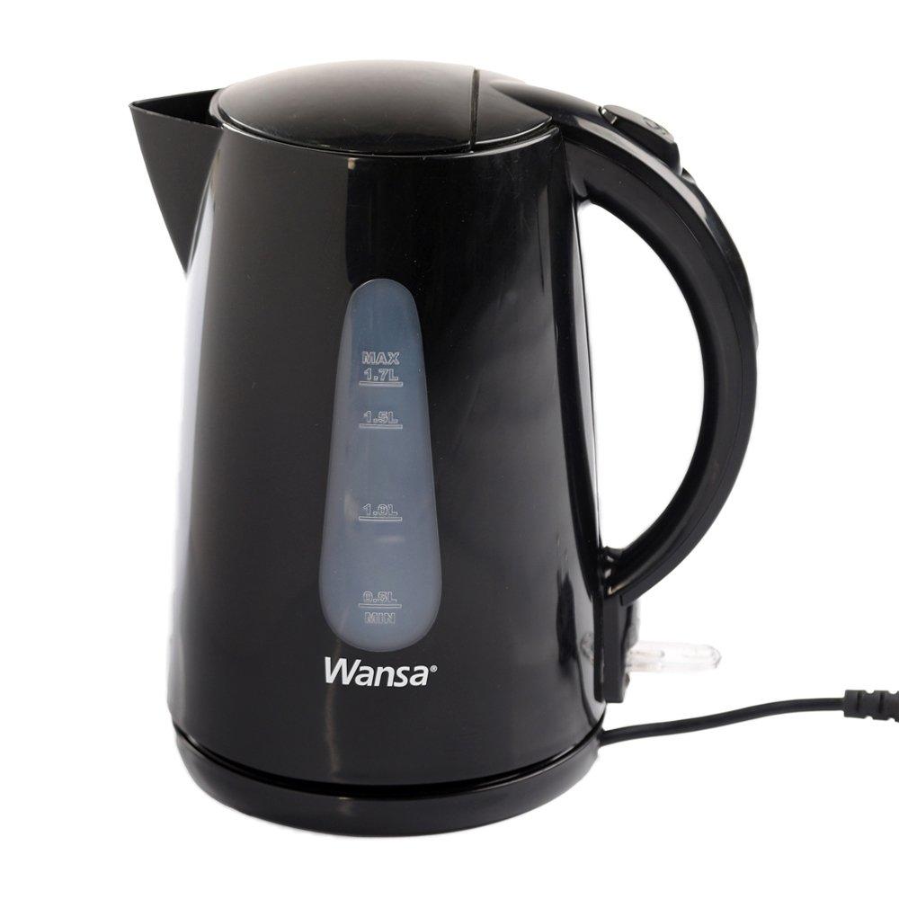 Wansa 2200W 1.7L Electric Kettle (KE01301A-GS) – Black