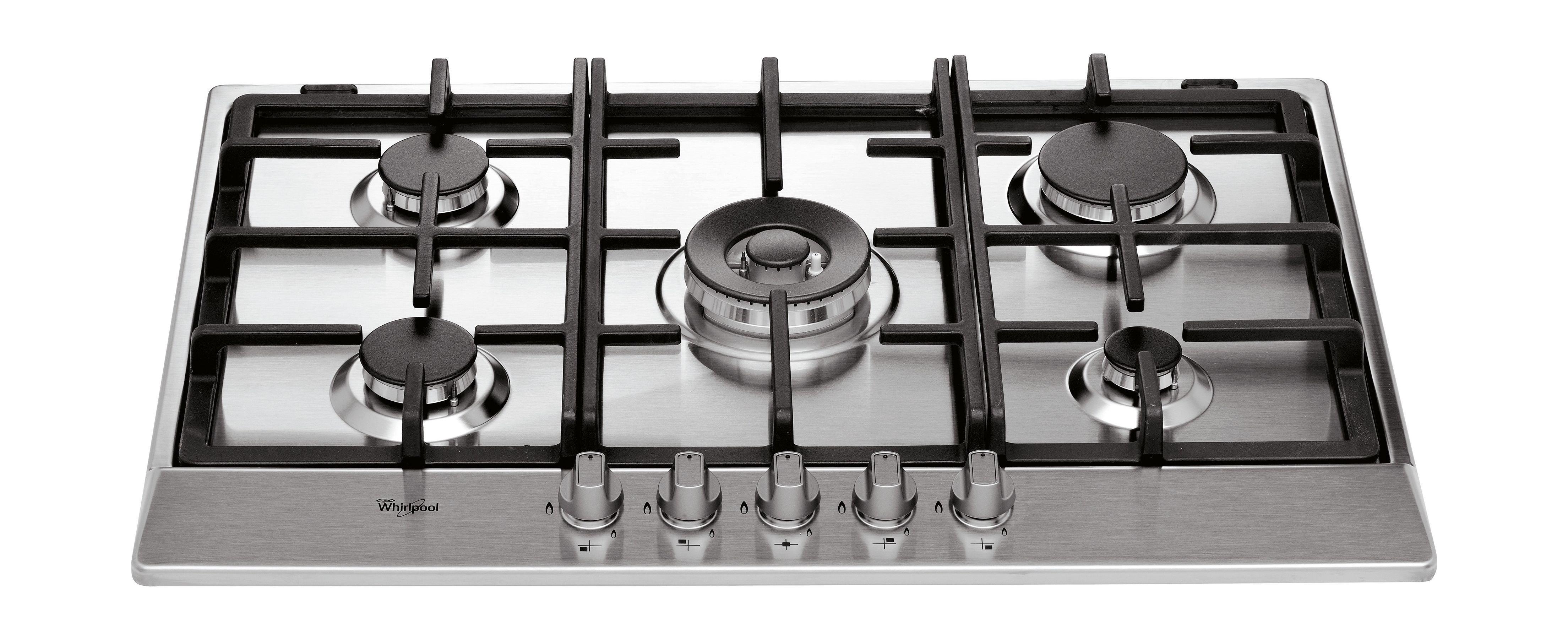 Whirlpool 75cm 5-Burners Built-in Gas Hob (AKR 358/IX) – Silver
