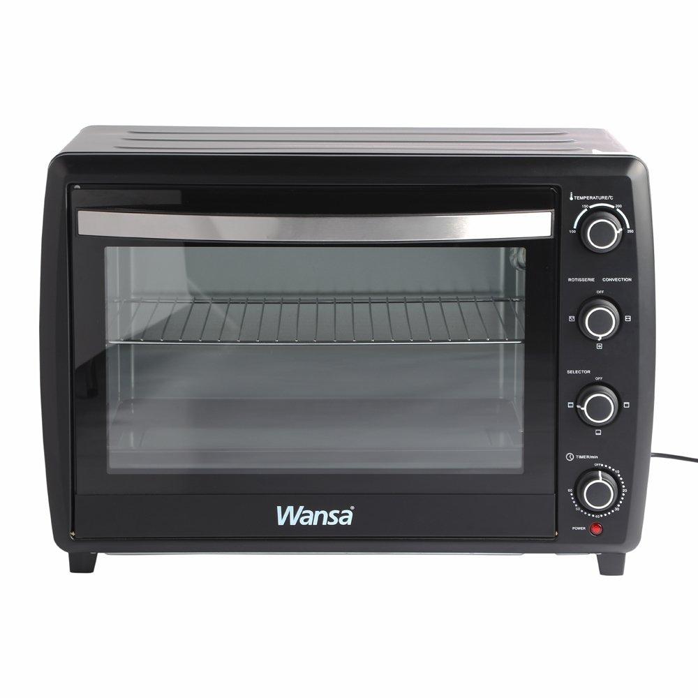 Wansa 2200W 70L Electric Oven (KR-K66RCL-9SKH) – Black