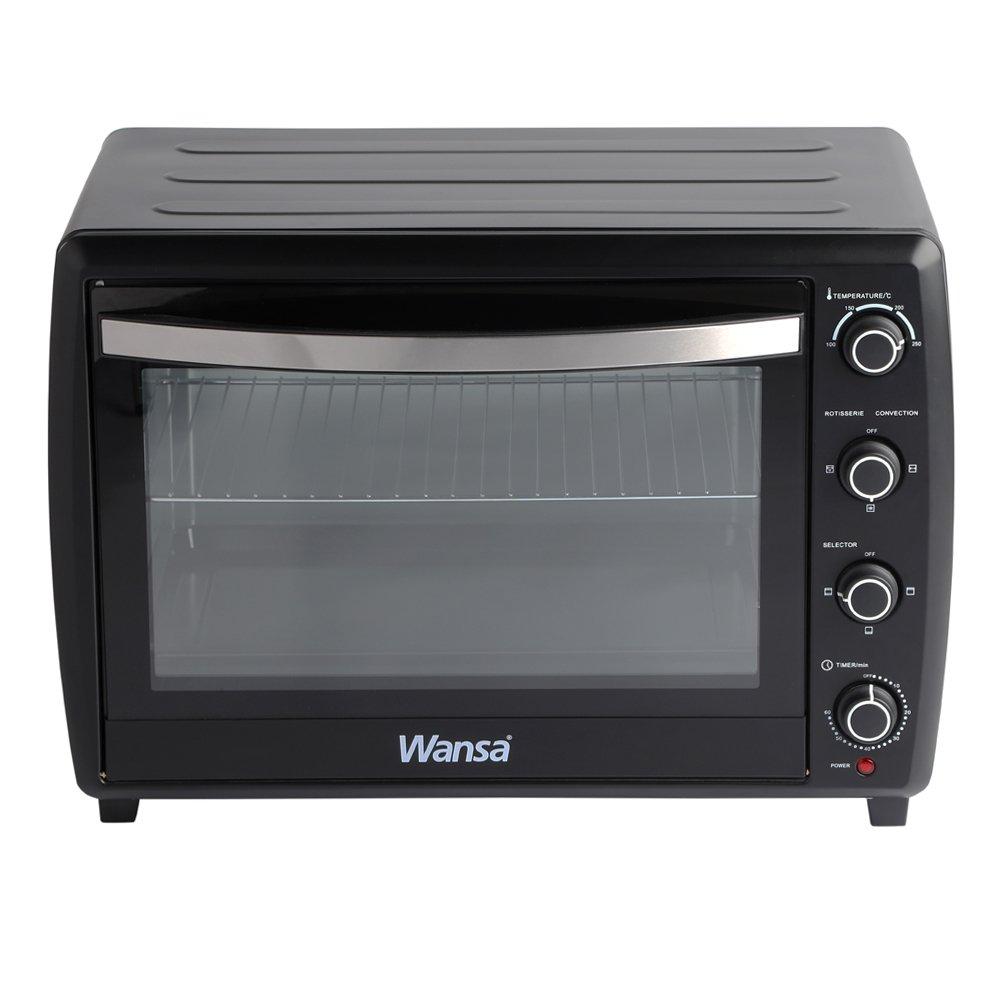 Wansa 2200W 70L Electric Oven (KR-K66RCL-9SKH) – Black