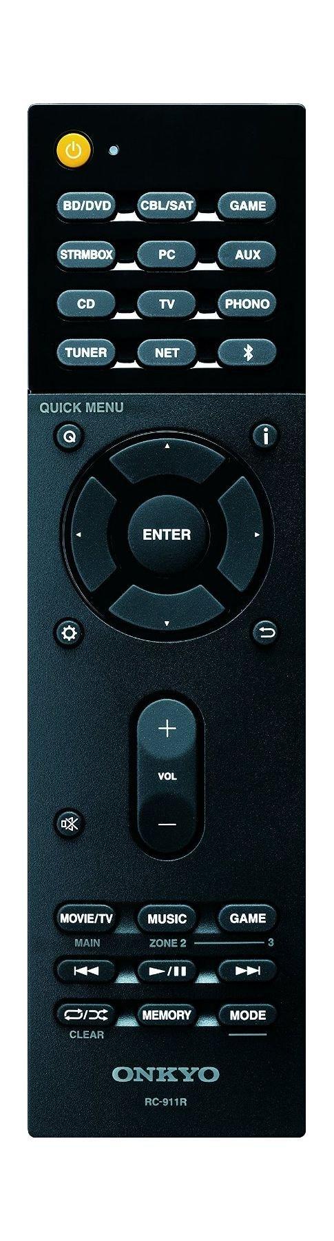 Onkyo 7.2 Channel Bluetooth/Wi-fi Audio Video Receiver (TXNR656)