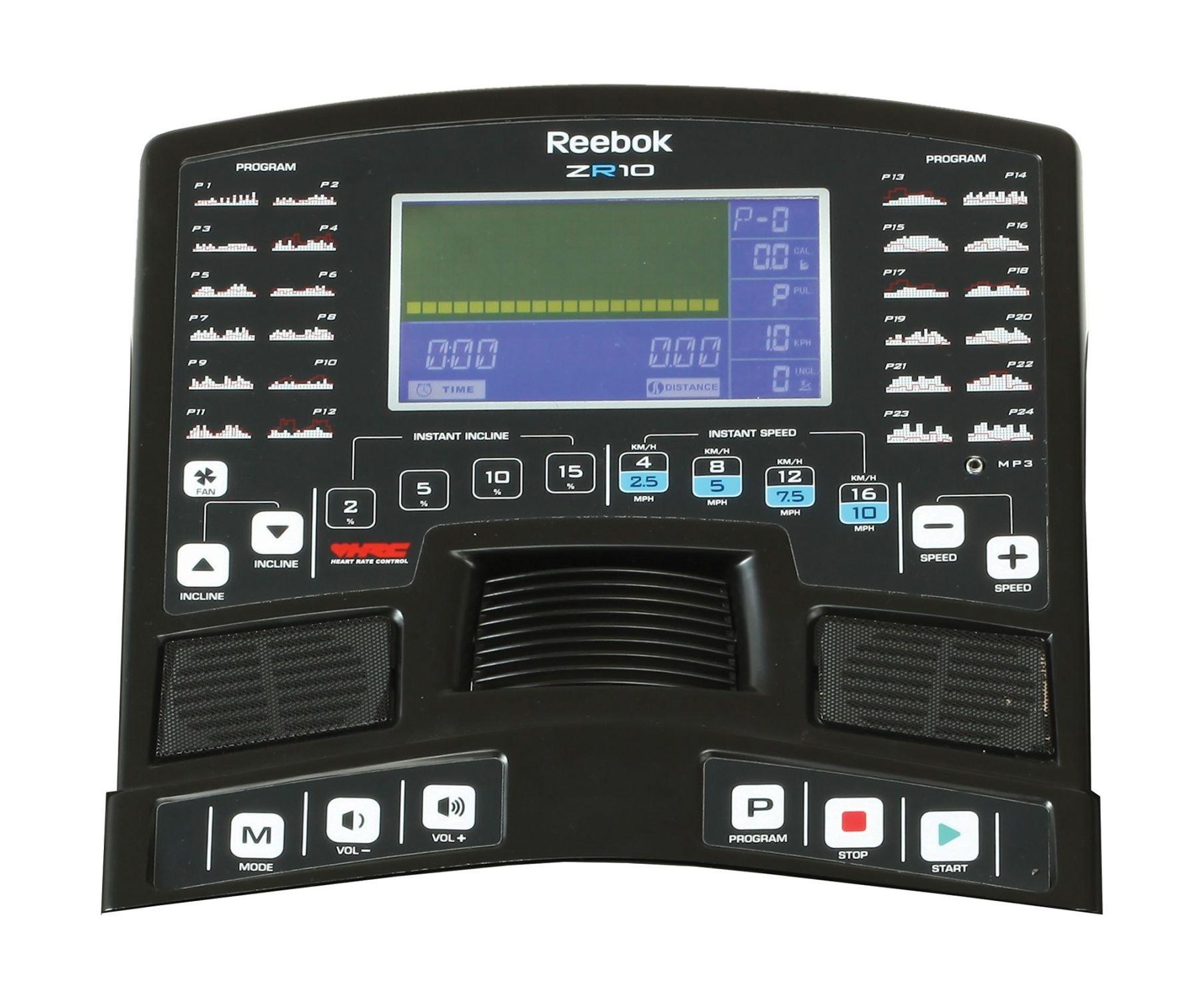 Reebok 2.0 HP Motor Treadmill (ZR 10) – Black