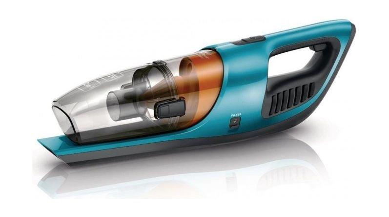 Philips PowerPro Duo 2-In-1 Cordless Hand Stick Vacuum Cleaner (FC6162) – Aqua Metallic Blue
