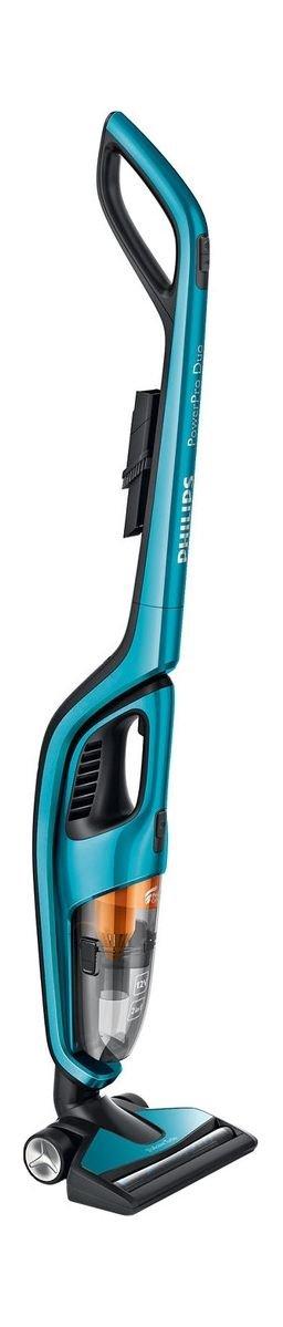 Philips PowerPro Duo 2-In-1 Cordless Hand Stick Vacuum Cleaner (FC6162) – Aqua Metallic Blue