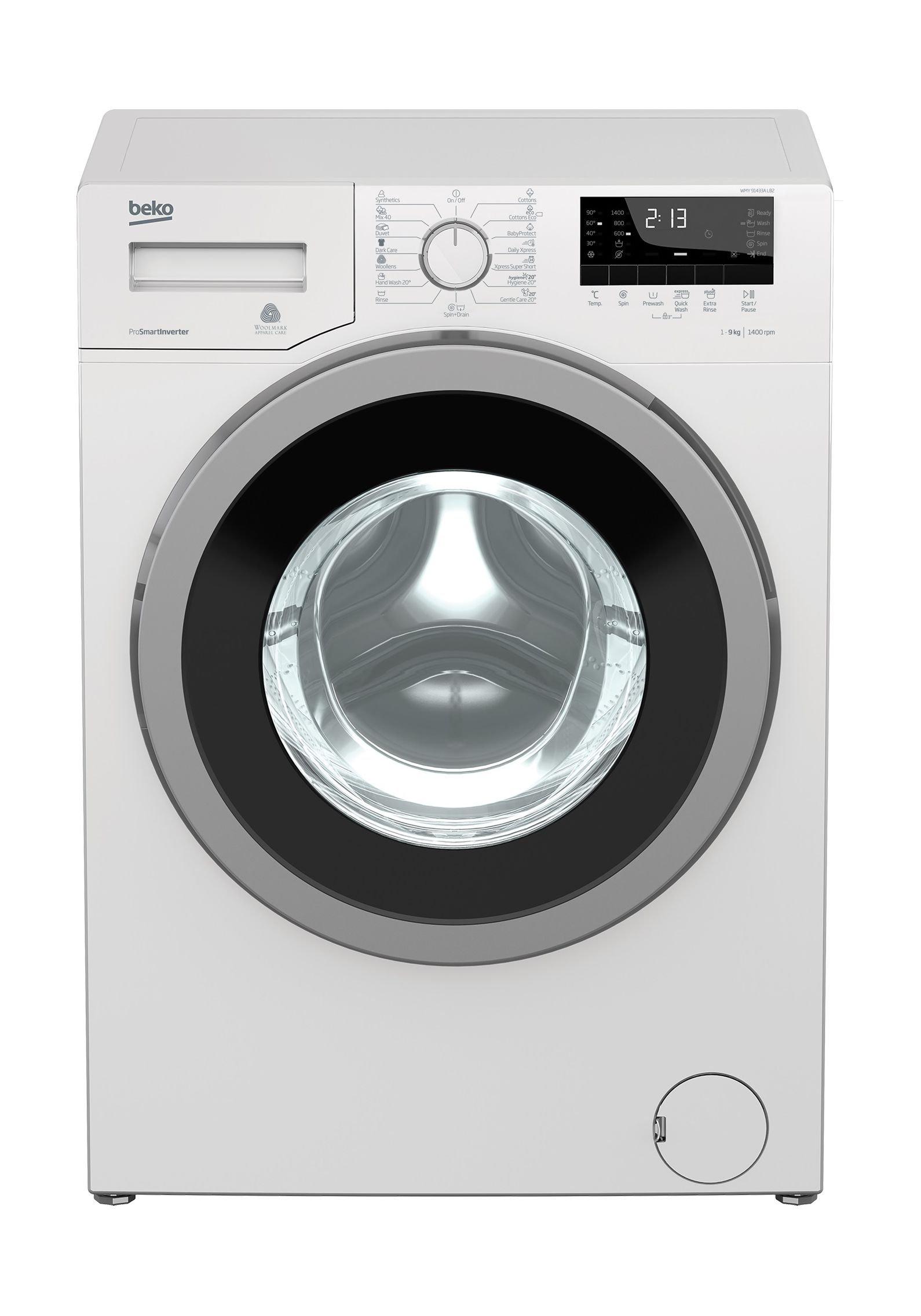 Beko 9kg 1400RPM Front Loading Washing Machine (WTV9732XSO) Price In ...