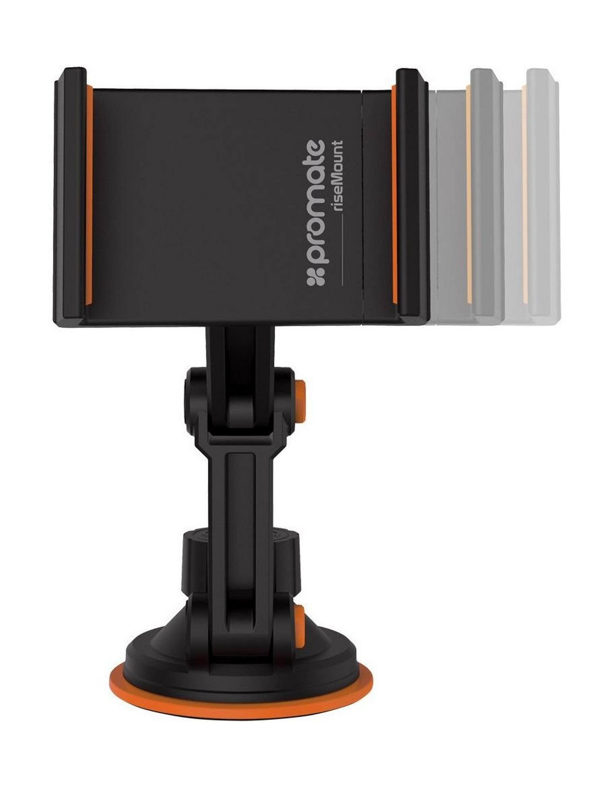Promate RiseMount Universal Multi-Level 360 Rotatable Car Mount Holder for Smartphone Devices - Black