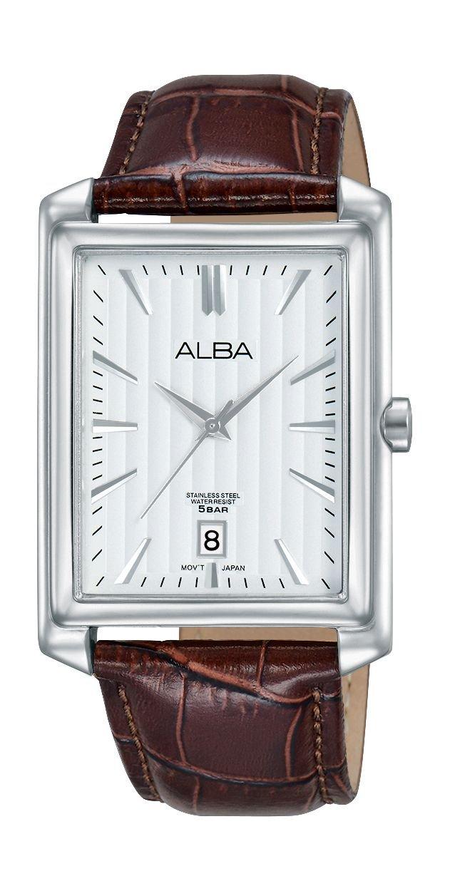 Alba AS9B61X1 Gents Casual Analog Watch – Leather Strap – Brown