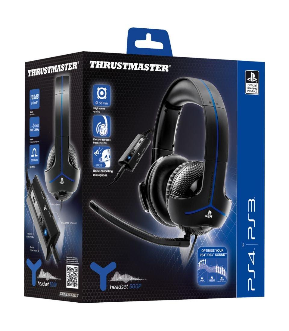 سماعة الرأس السلكية مع مايك  من ثراست ماستر - أسود (Y300P)