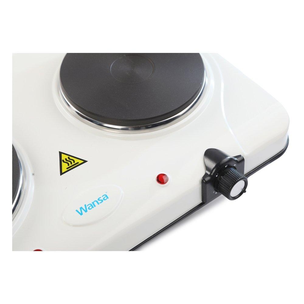 Wansa 2500W Double Hot Plate (ES-027) – Black / Silver