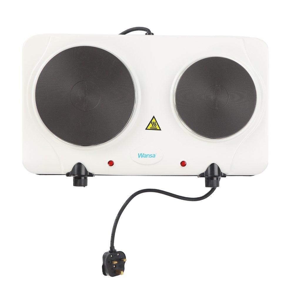 Wansa 2500W Double Hot Plate (ES-027) – Black / Silver