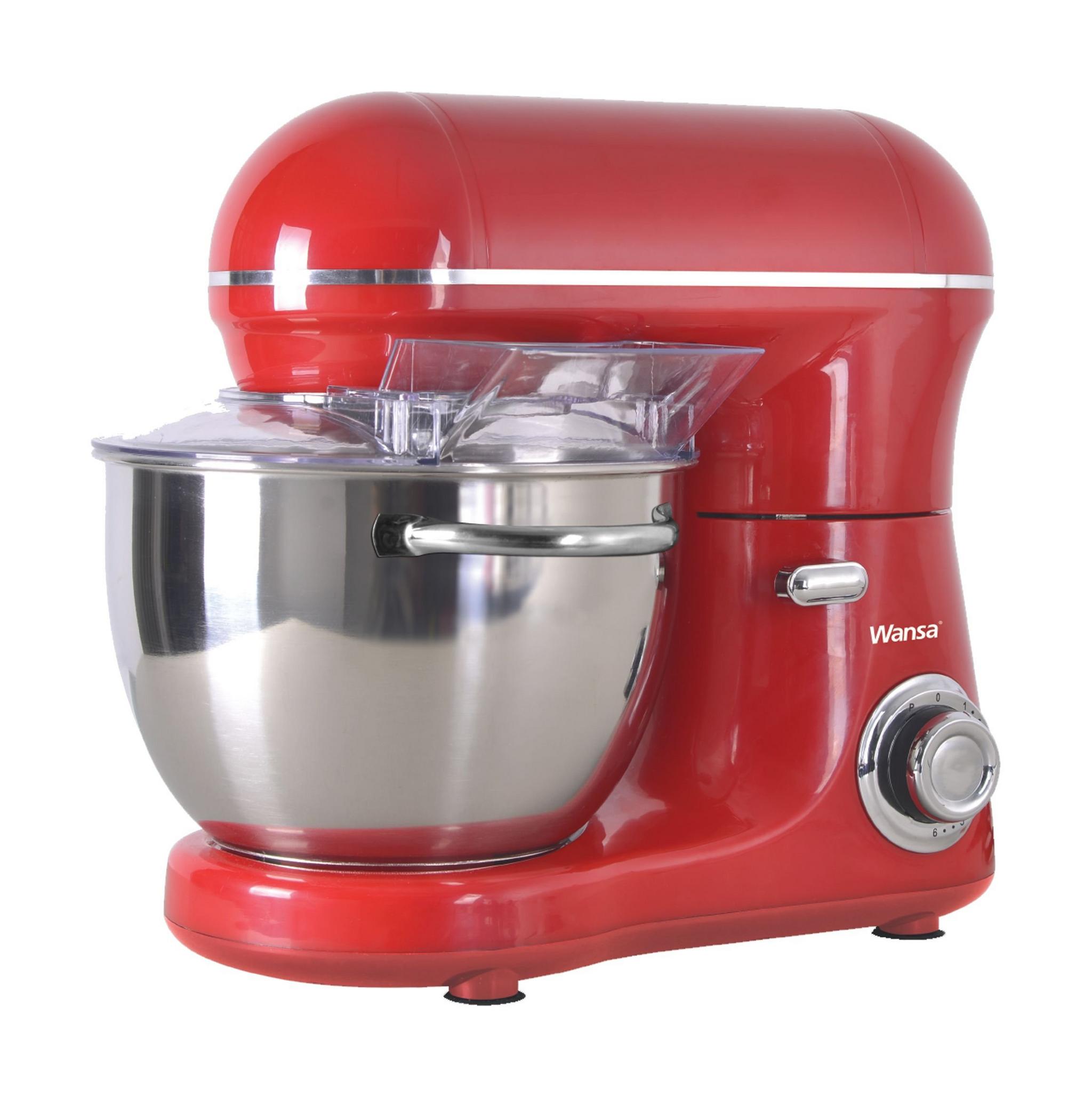 Wansa 600W 4L Kitchen Machine (LW-6835) – Red