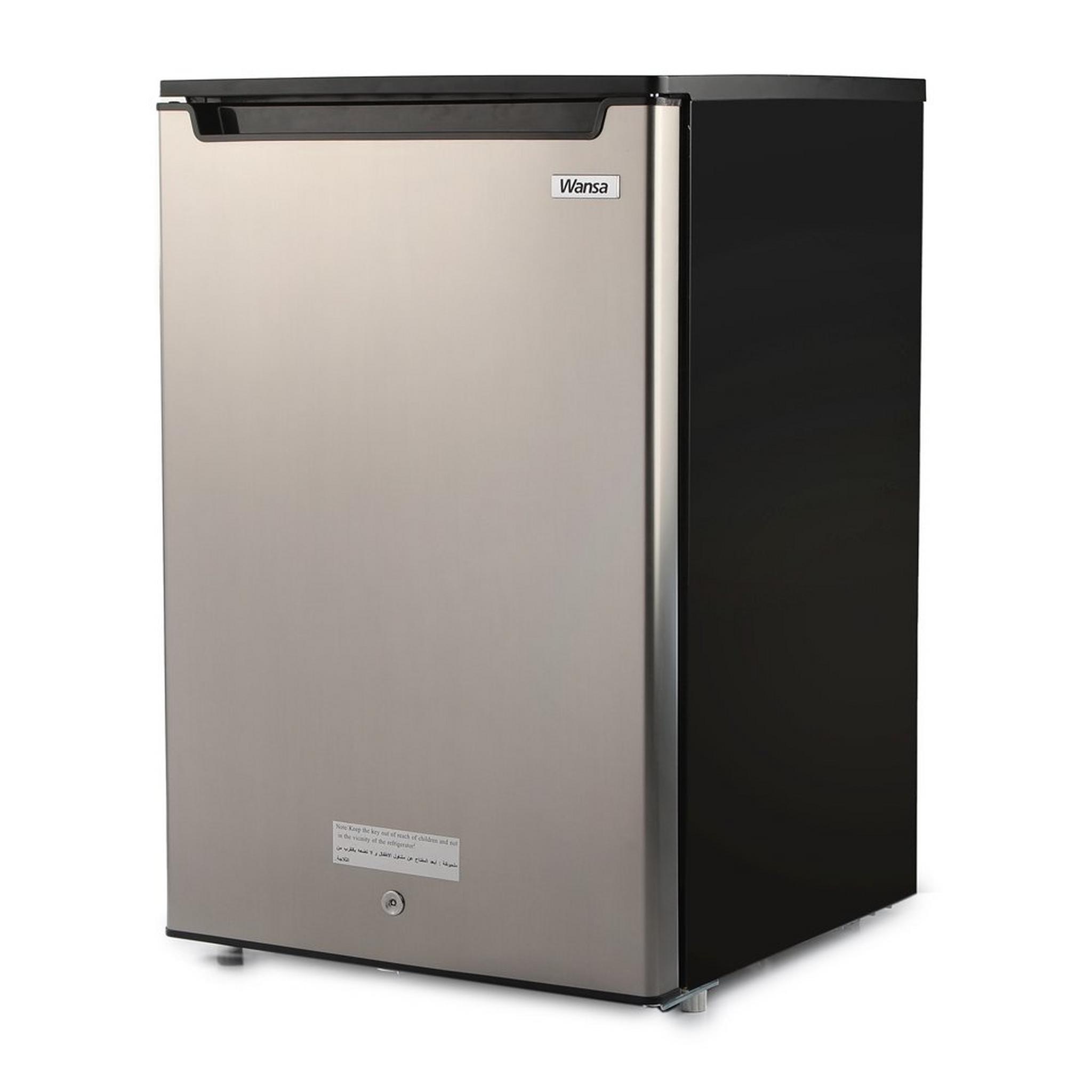 Wansa 3.5 Cft. Upright Freezer – Stainless Steel