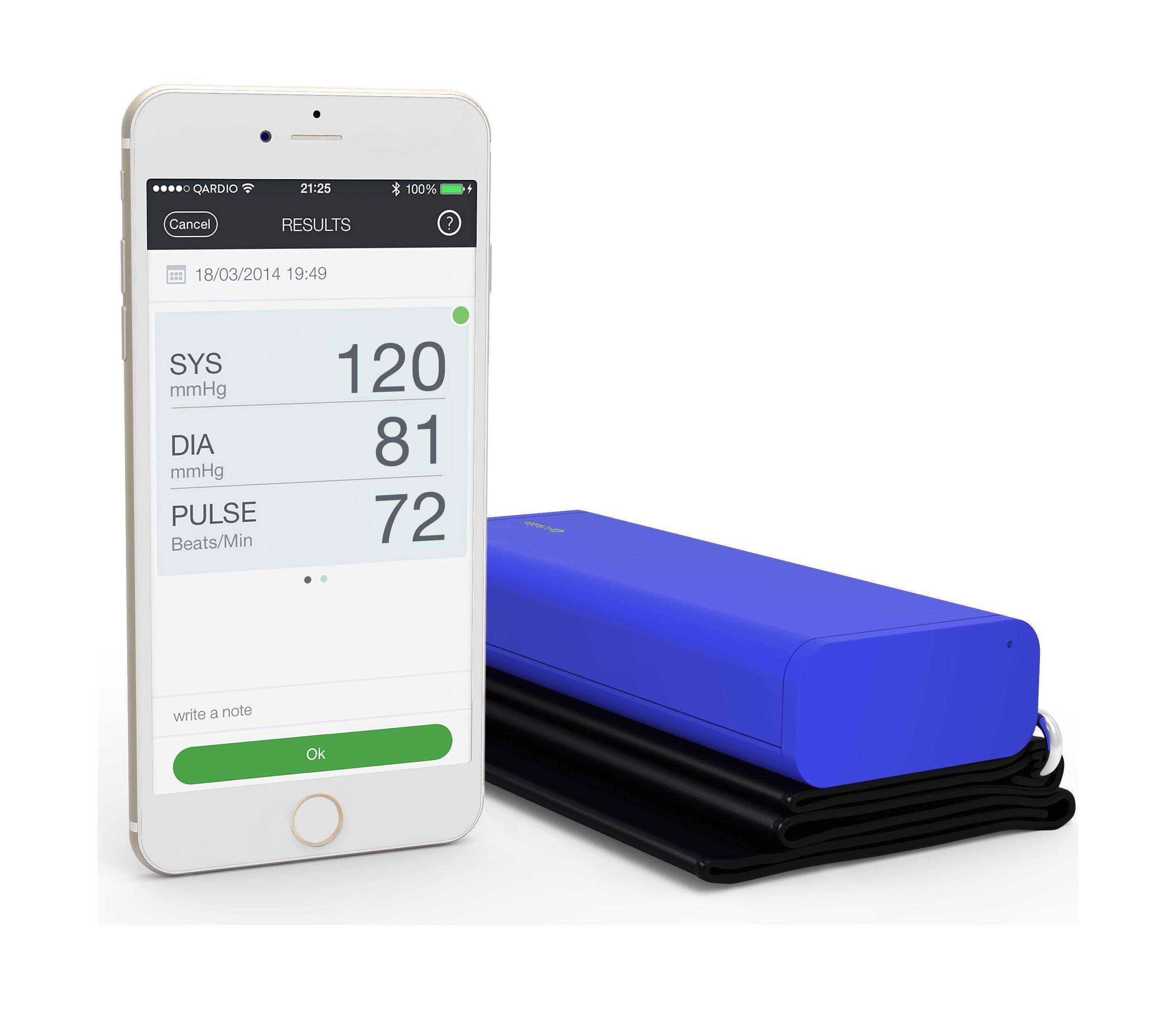 Qardio Arm Wireless Blood Pressure and Heart Health Monitor  + Reebok 2.0 HP Motor Treadmill