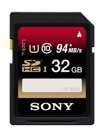 Sony 32GB SDHC UHS-1 Class 10 R94MB/s W70MB/s Memory Card