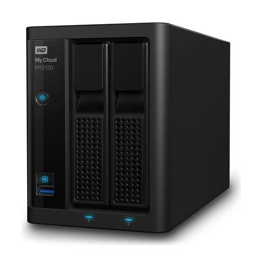 Western Digital My Cloud PR2100 12TB 2-Bay NAS And Cloud Storage (WDBBCL0120NBK)