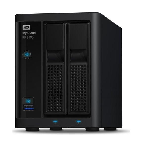 Western Digital My Cloud PR2100 12TB 2-Bay NAS And Cloud Storage (WDBBCL0120NBK)