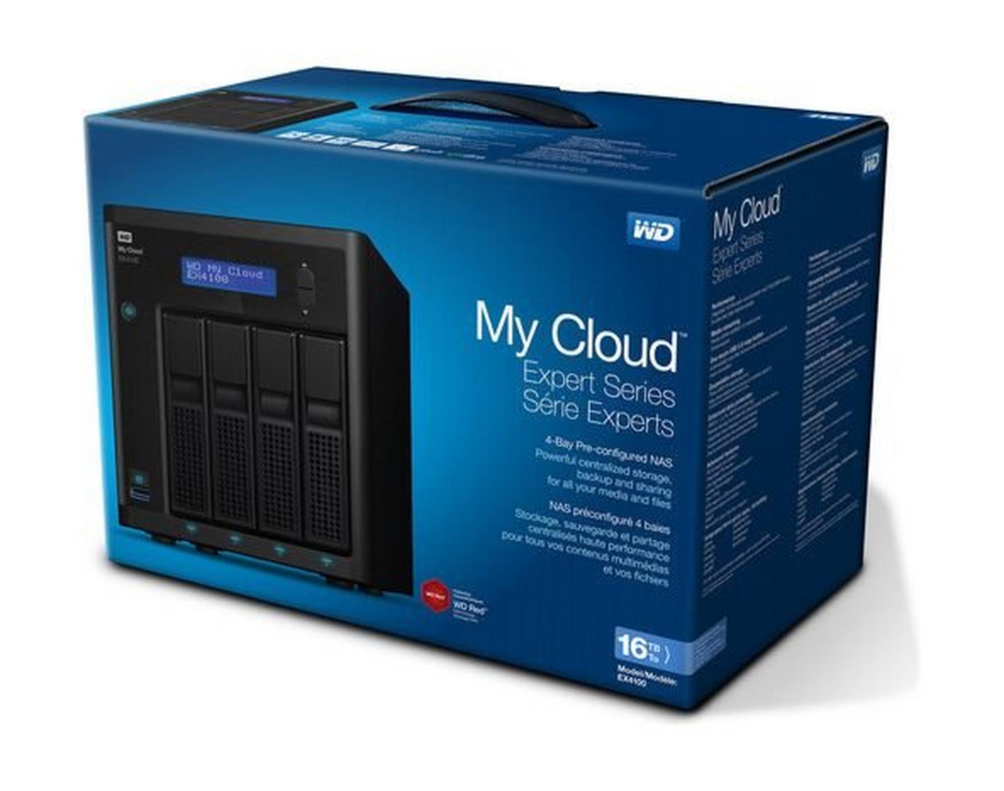 WD My Cloud Expert Series EX4100 16TB 4-Bay NAS Server (4 x 4TB)
