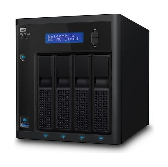 Western Digital My Cloud PR4100 24TB 4-Bay NAS And Cloud Storage (WDBNFA0240NBK)
