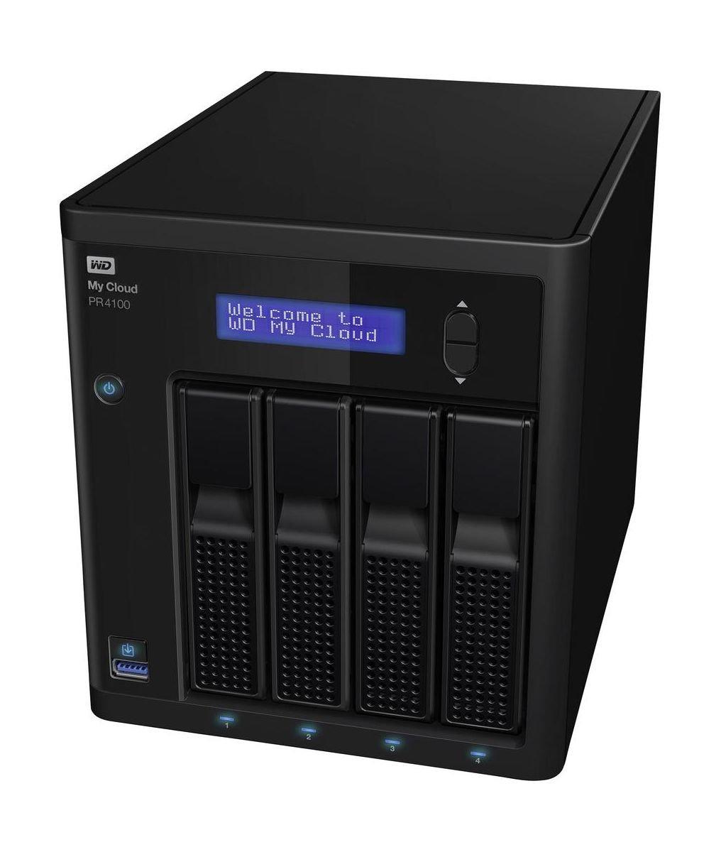 Western Digital My Cloud PR4100 24TB 4-Bay NAS And Cloud Storage (WDBNFA0240NBK)