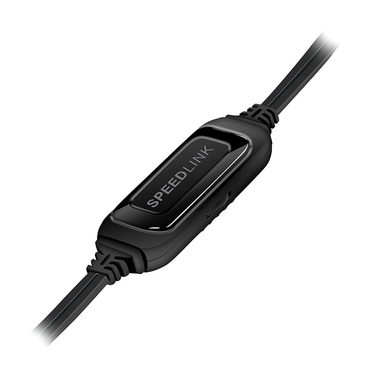 Speedlink Legatos Wired Stereo Gaming Headset/Mic - Black